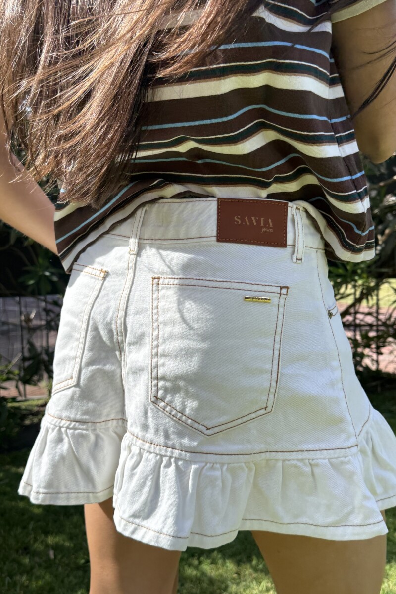 FALDA ULA DENIM Crudo