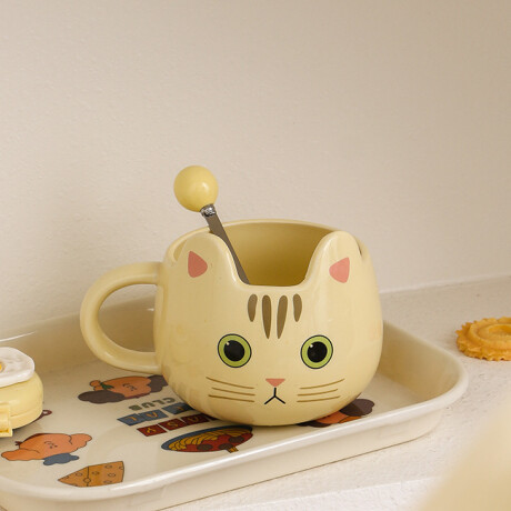 Taza De Gatito Blanco