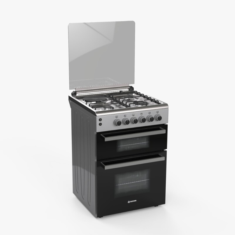 Cocina Combinada Eldom Verona Doble Horno 3H + Disco Inox Cocina Combinada Eldom Verona Doble Horno 3H + Disco Inox