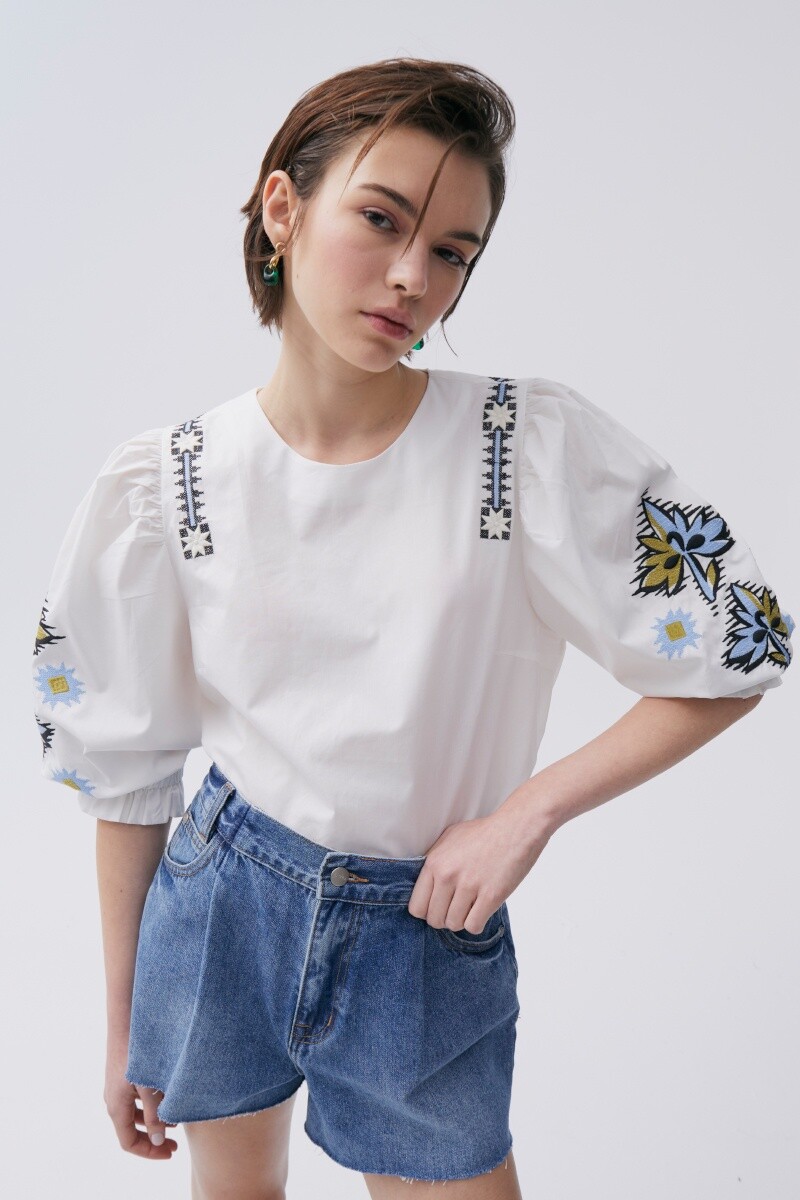 Short Inti Azul