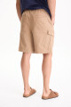 Bermuda De Gabrardina Frame Camel