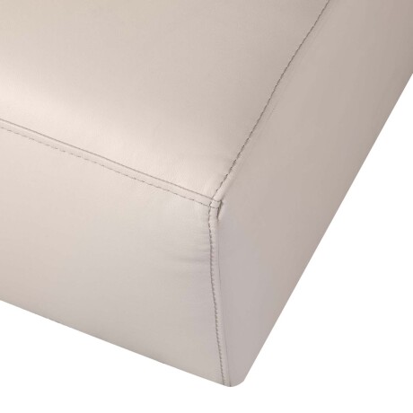 SOFA CON CHAISE MÁS DE 4 CUERPOS CUERO-Y-MADERA NATURAL-BEIGE LOFT ARENA