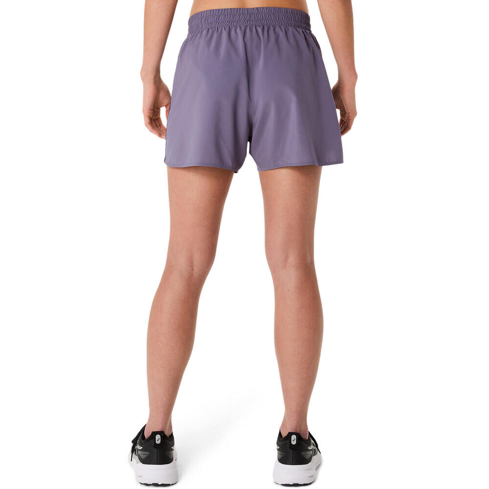 ASICS Silver 4In Short - Mujer Greyish Purple