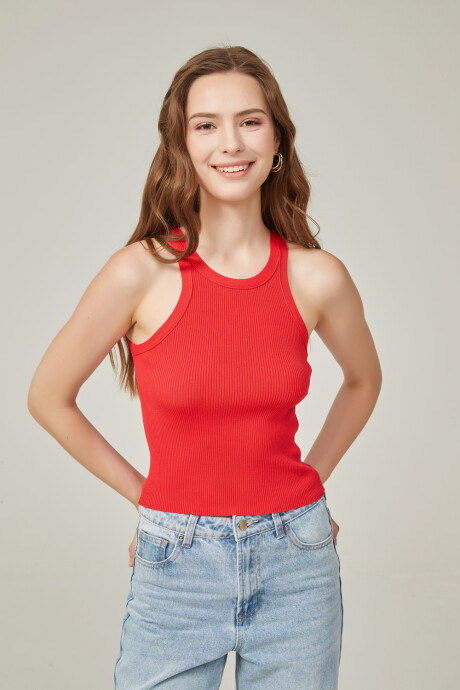 Musculosa Ullis Rojo Coral