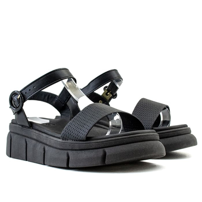 Sandalias - Moleca - Moleca Sandalia con tira ancha de Mujer - 5483.102-26560 Negro