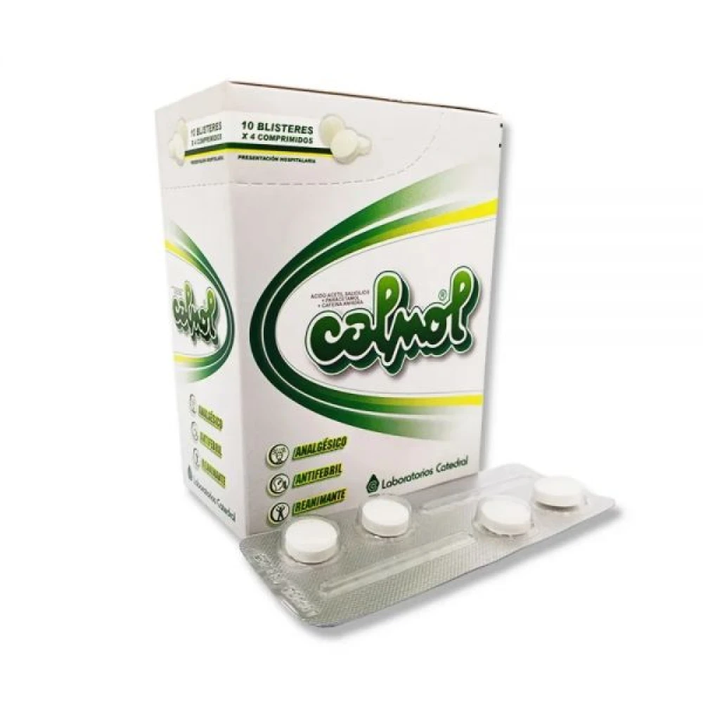 CALMOL 40 COMPRIMIDOS CJ X 10 BLISTERS