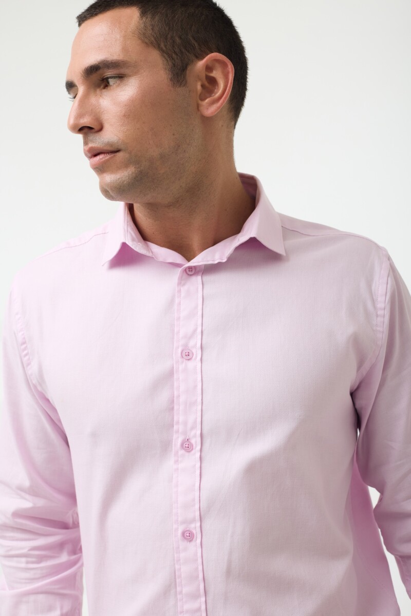 Camisa Dobby Algodón ROSADO
