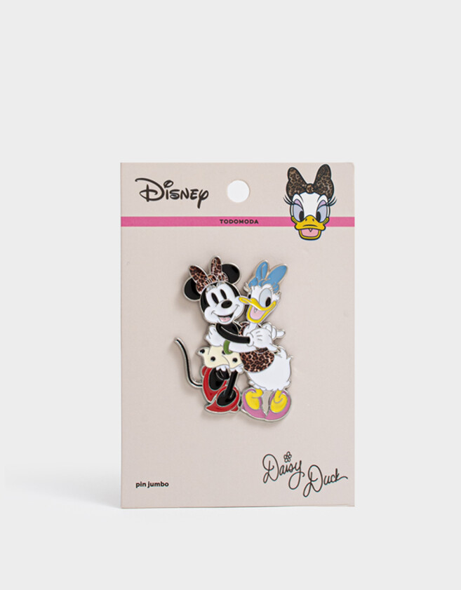 Pin Esmaltado Pin Jumbo Esmaltado Minnie Y Daisy - Combinacion Multicolor