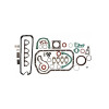 JUEGO DE JUNTAS DE MOTOR GOL G3 / G4 99/09 1.9D Juego De Juntas De Motor Gol G3 / G4 99/09 1.9d