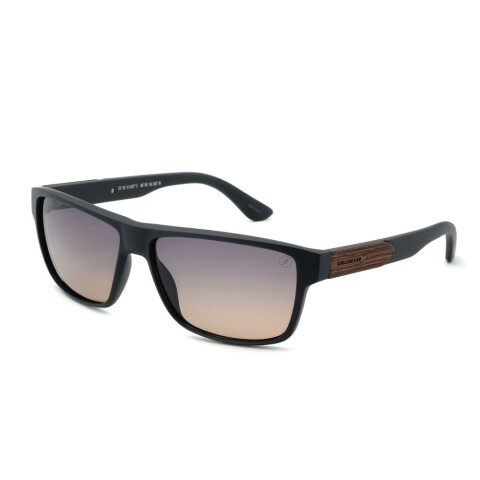 Lentes De Sol Bambu E Madeira Cuadrado - Unisex Gradiente/Marrón