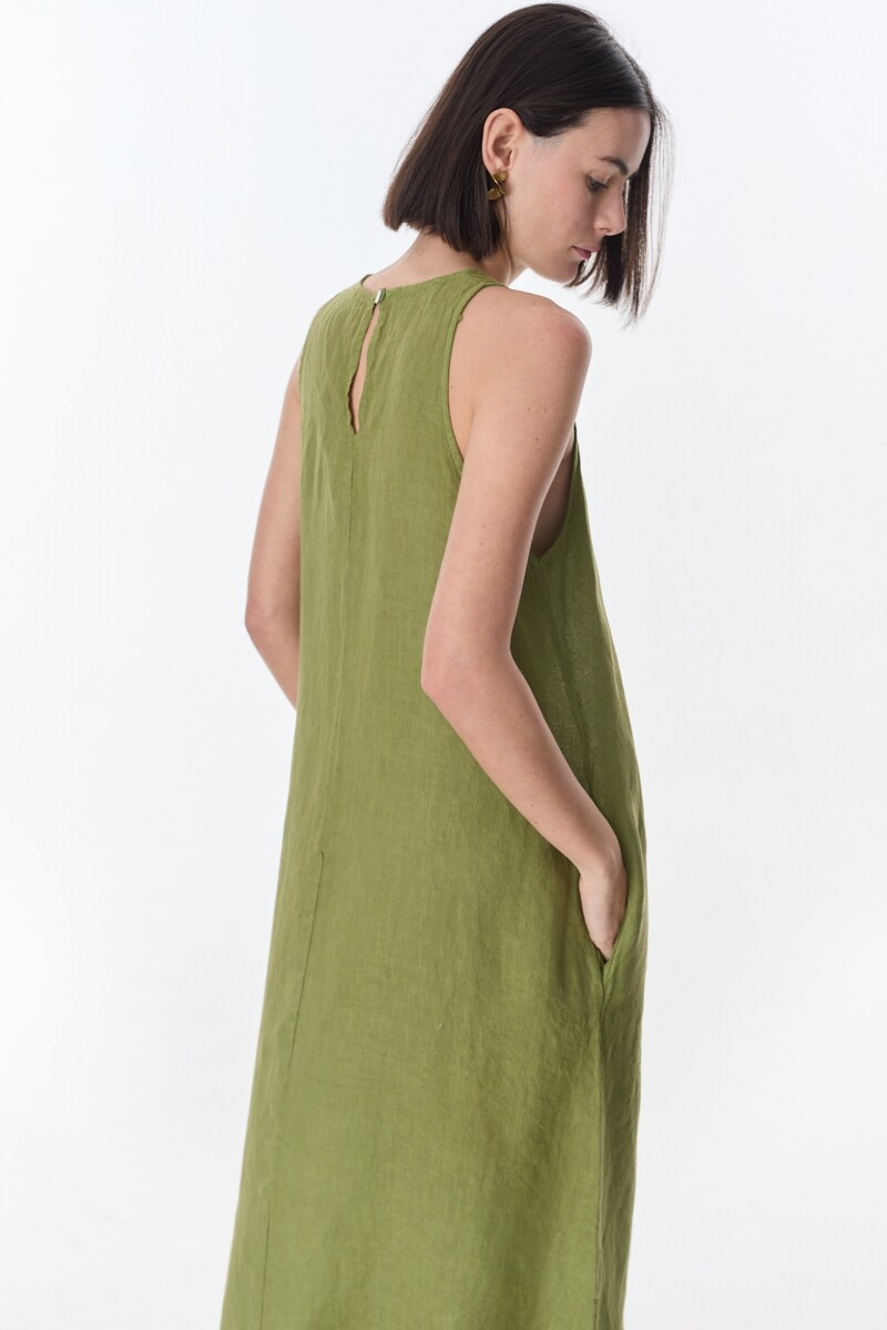 Vestido Duck Verde Militar