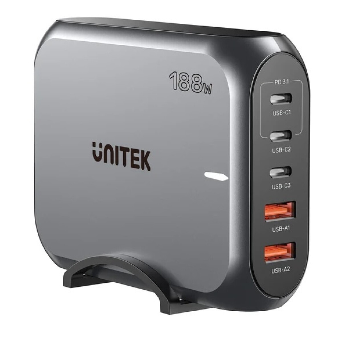 Cargador Gan Unitek de Escritorio 188W 