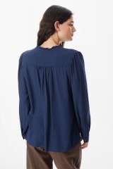 Camisa Soft Azul Marino