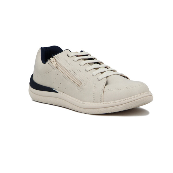 Br Sport Deportivo Casual Acordonado Blanco
