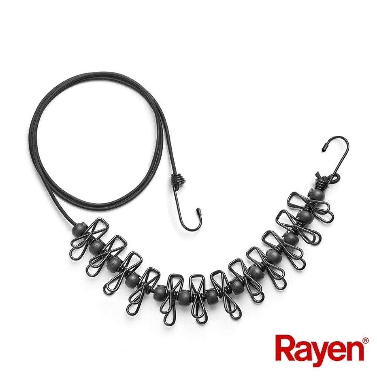 CUERDA ELASTICA CON PINZAS - 2-4 METROS 
