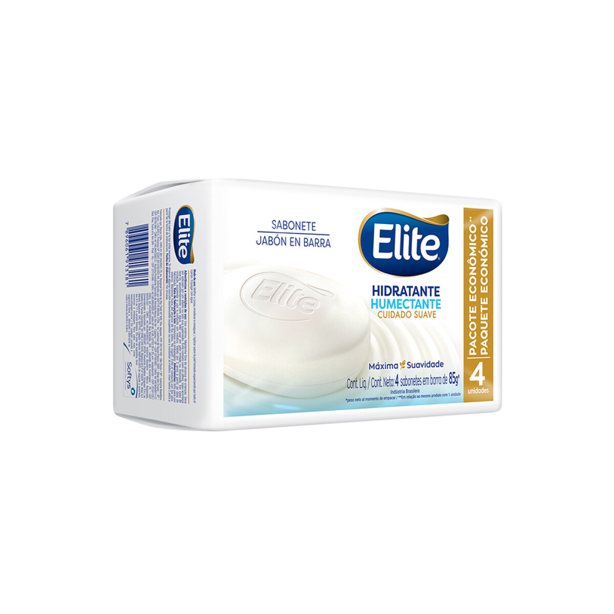 Jabon Elite En Barra Humectante 90G X 4 