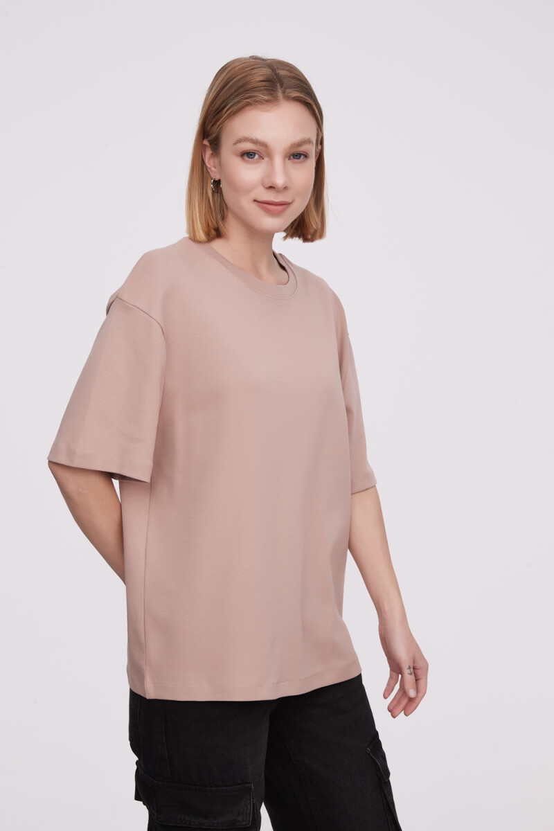 Remera Sulan - Beige Oscuro 