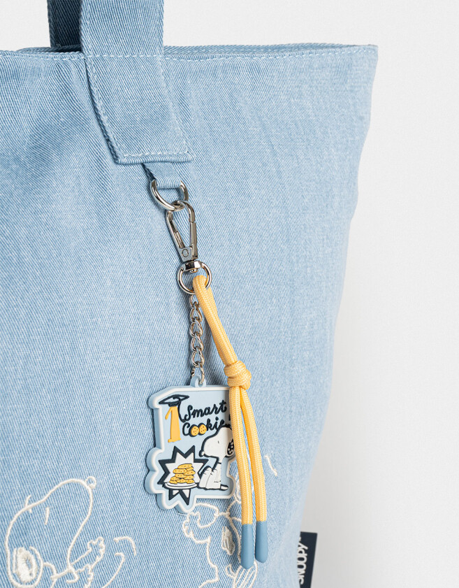 Marroquinería Licencias Cartera Shopper "snoopy" - Azul Celeste