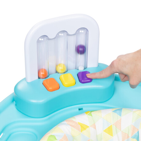 Andador de actividades Baby Trend 4 en 1 WK03F23DM Celeste/Gris