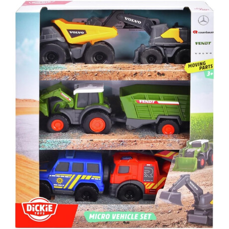Dickie Toys - Set de 5 microcoches de juguete (cada uno de aprox. 8 cm) Dickie Toys - Set de 5 microcoches de juguete (cada uno de aprox. 8 cm)