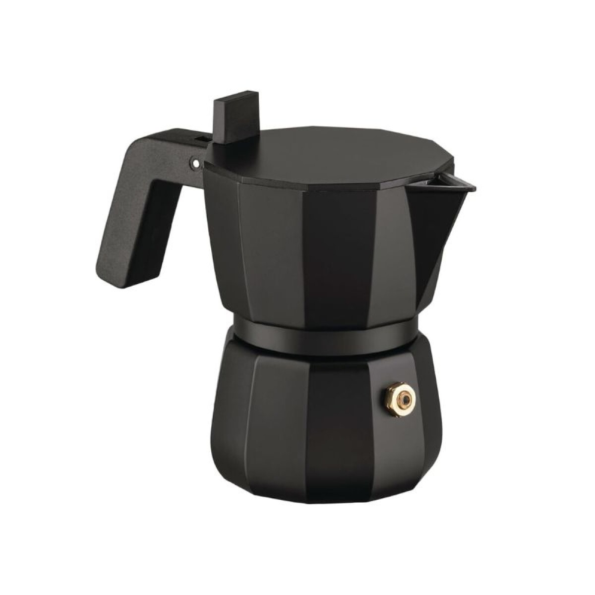 ALESSI MOKA CAFETERA ESPRESS NEGRA 3 TZ DAVID CHIPPERFIELD 