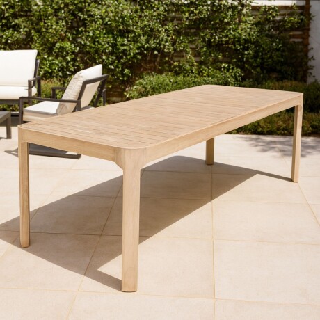 MESA DE EXTERIOR SANTIAGO Beige - RECTANGULAR