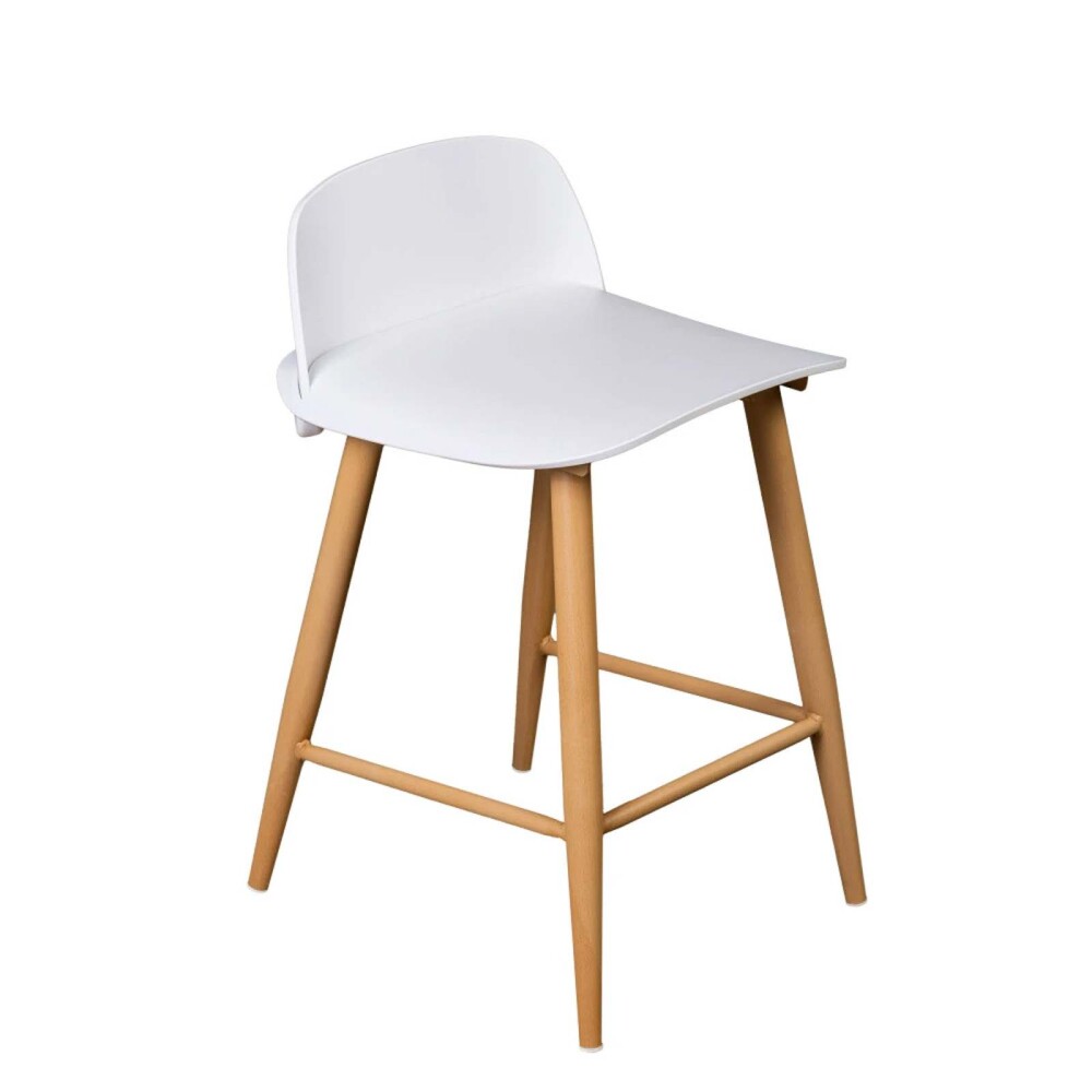 BUTACA BAR POLIPROPILENO BLANCO PARIS