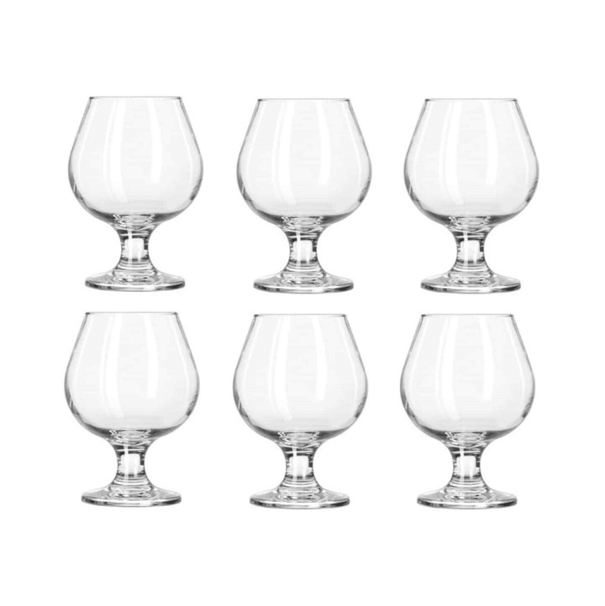 COPA DE VIDRIO PARA WHISKY 330ML X 6 UNIDADES RJ240028 