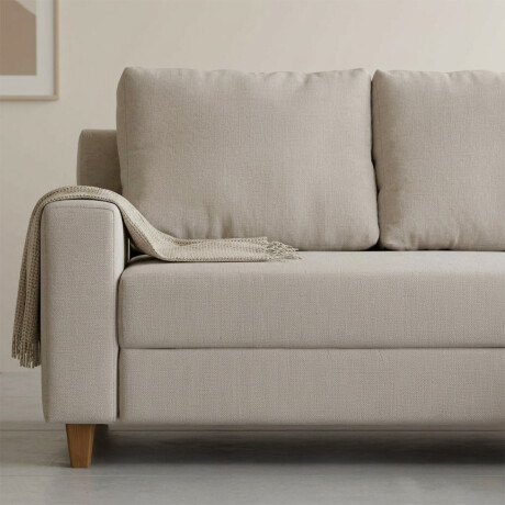 Rinconera Lucci - Tela Microfibra - Chaise derecho Berlin 02 (Beige)