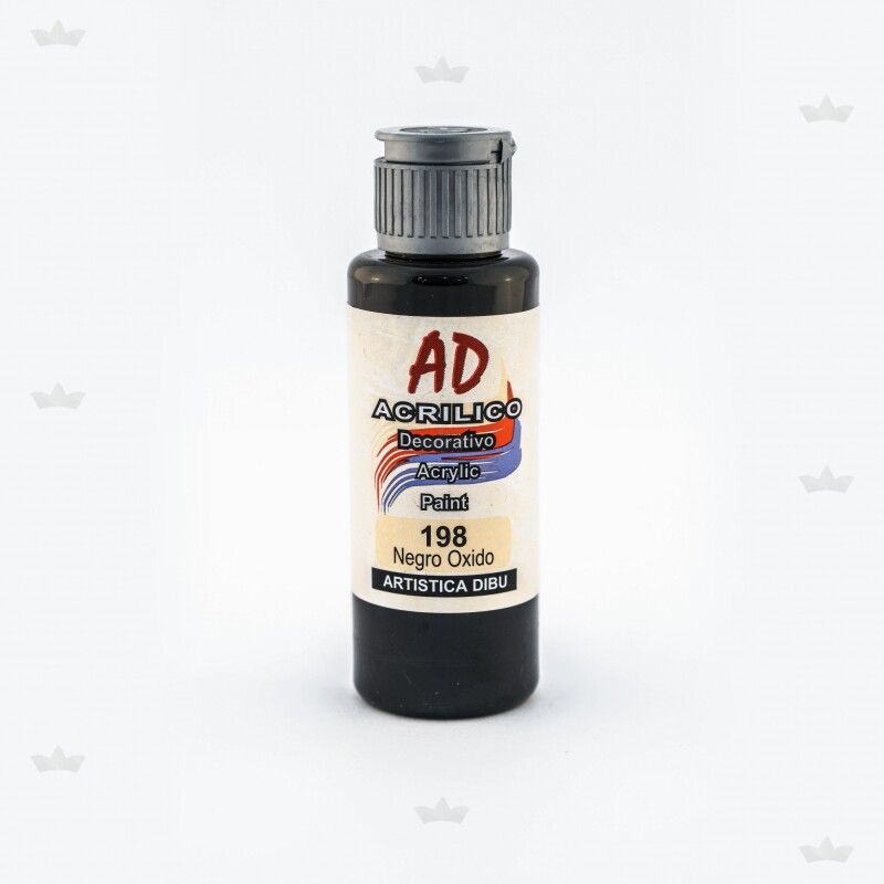 ACRILICO DECORATIVO NEGRO OXIDO 60 ML ACRILICO DECORATIVO NEGRO OXIDO 60 ML