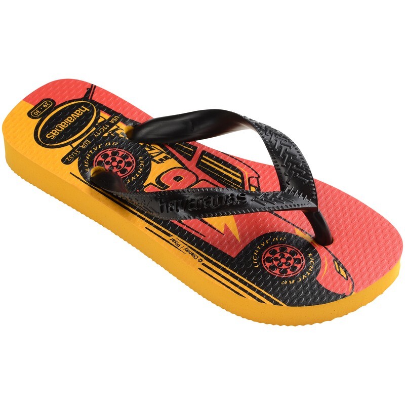 Ojotas Havaianas Kids Cars Amarillo