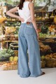 PRE VENTA JEAN WIDE XL FRUIT Celeste Con Crudo