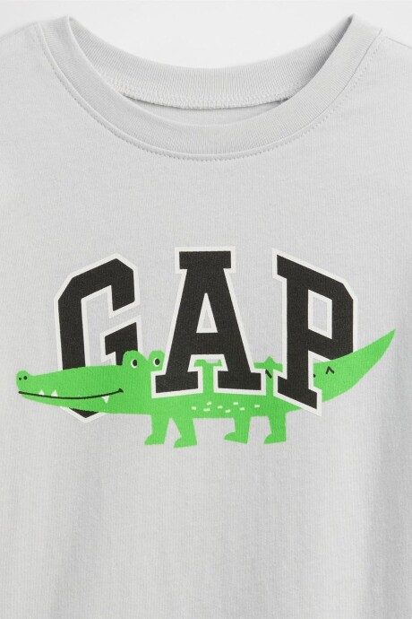 Remera Logo Toddler Niño Trek Grey