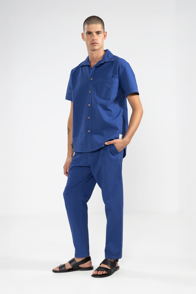 FEDE SHORT SLEEVE SHIRT Blue
