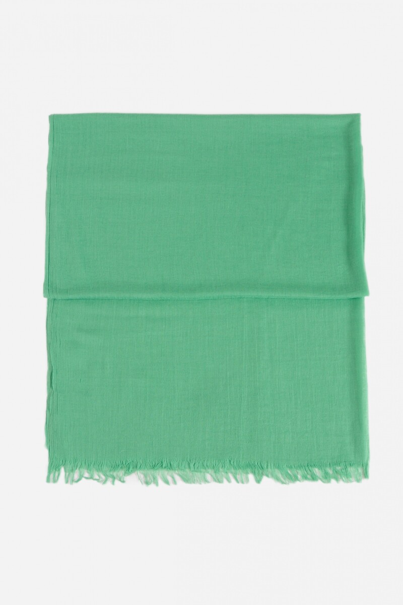 Pashmina lisa verde