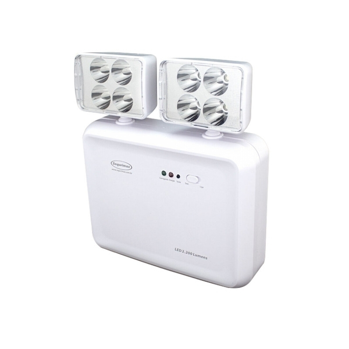 Luminaria emergencia c/2 faroles,2200Lm - SG0026 