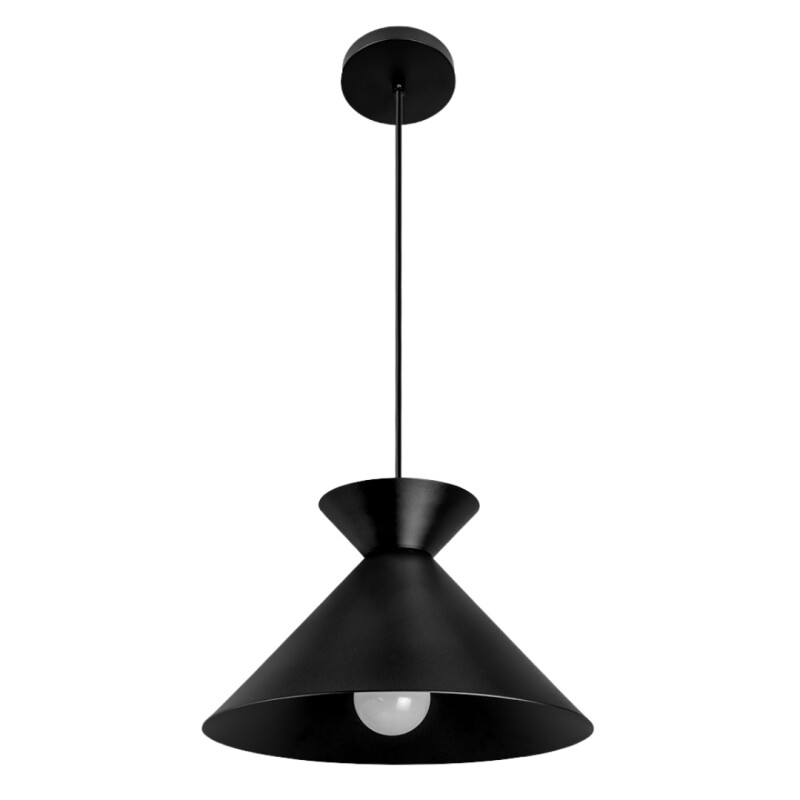 COLGANTE GUTO E27 NEGRO 30CM COLGANTE GUTO E27 NEGRO 30CM