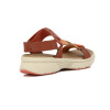 Country Sandalia Dama Casual 1 Tira Y Pulsera C/velkro Coral-mix