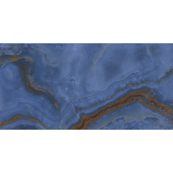 PORCELANATO CASTELINA BLUE 60x120 CM HIGH GLOSS Porcelanato Castelina Blue 60x120 Cm High Gloss