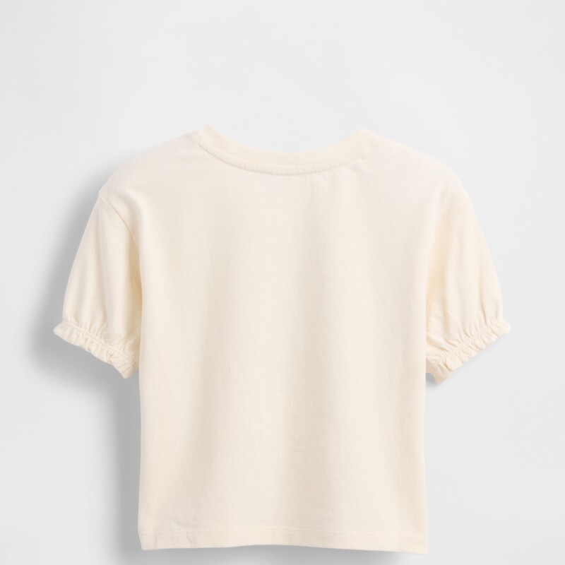 IE FRCH BF SS LOGO T IVORY FROST