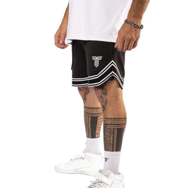 Bermuda de Hombre Tiffosi Sport Negro - Blanco