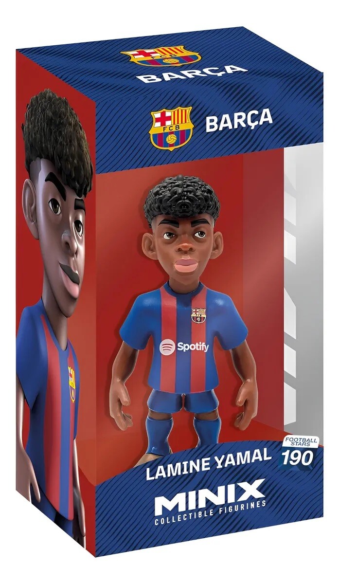 Figura Minix Coleccionable Lamine Yamal Fútbol Barcelona 3d 