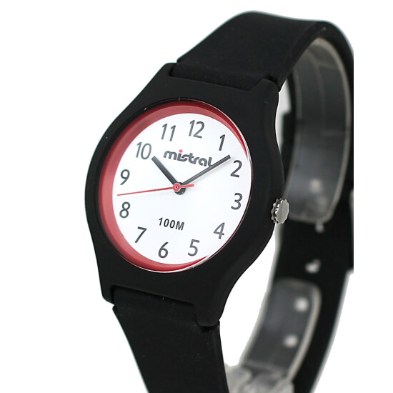 Reloj Mistral Deportivo Silicona Negro. "Producto sin caja" 0