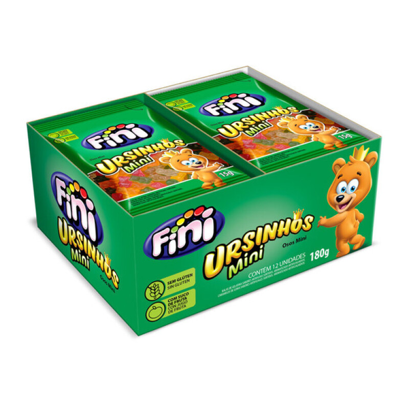 Fini Osos Gelatinas Ositos de Goma de 180 gramos Fini Osos Gelatinas Ositos de Goma de 180 gramos