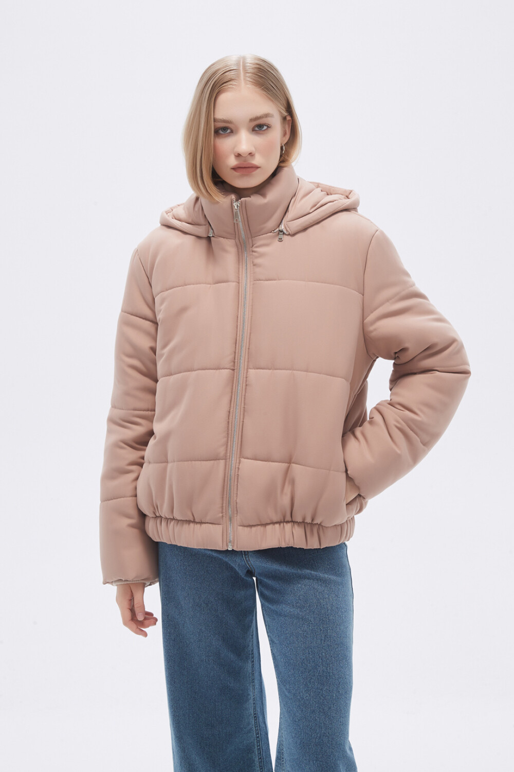 Campera Bushy Beige Oscuro