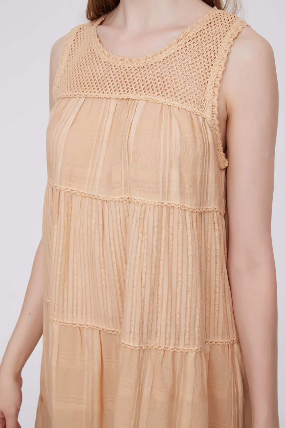 Vestido Stophoer Beige