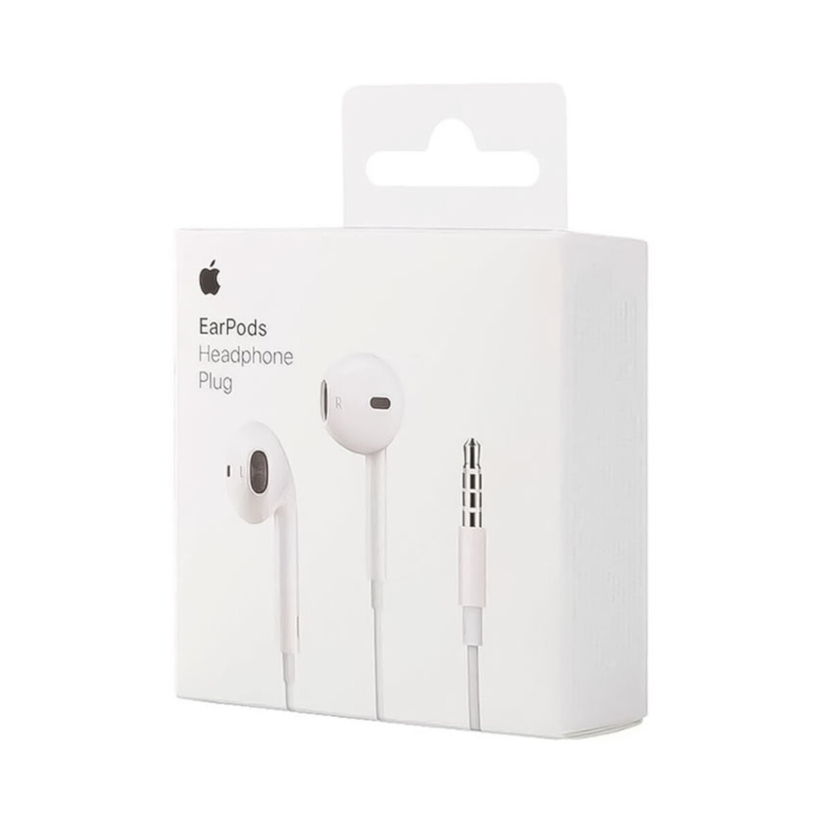 Apple - Auriculares Cableados. Earpods MNHF2AM/A. Jack 3.5MM. Protección Contra Sudor y Agua. Color 