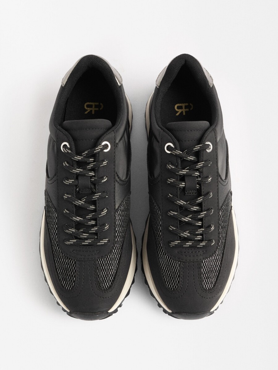 Zapatillas Running Rejilla negro