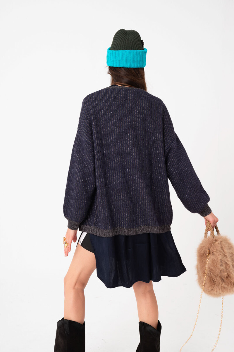 Cardigan con Lurex Jean