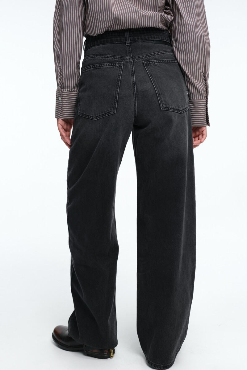 DENIM ANCHO Negro